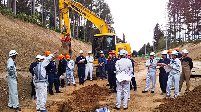 株式会社中川建設　i-Construction 施行事例　写真1
